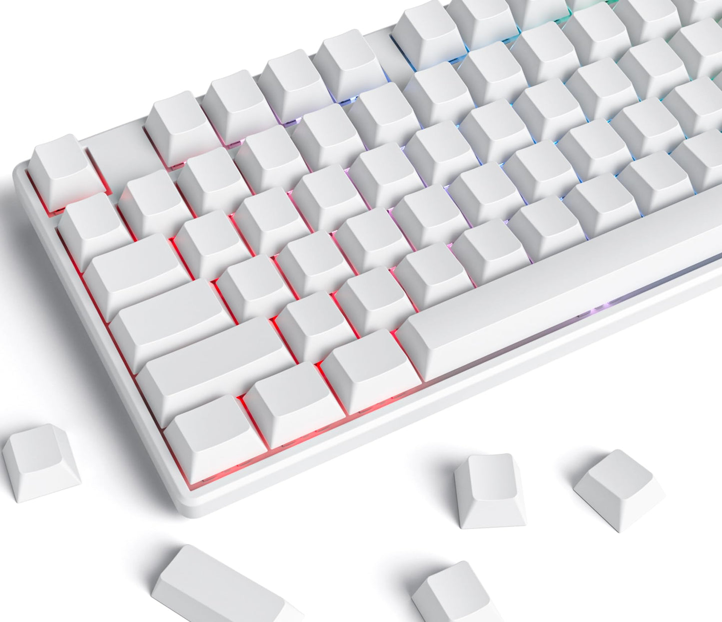 Fogruaden Custom Keycaps, 60 Percent, 150 Keycap Set, ASA Profile ABS Double Shot for Cherry Gateron MX Switches Mechanical Keyboard