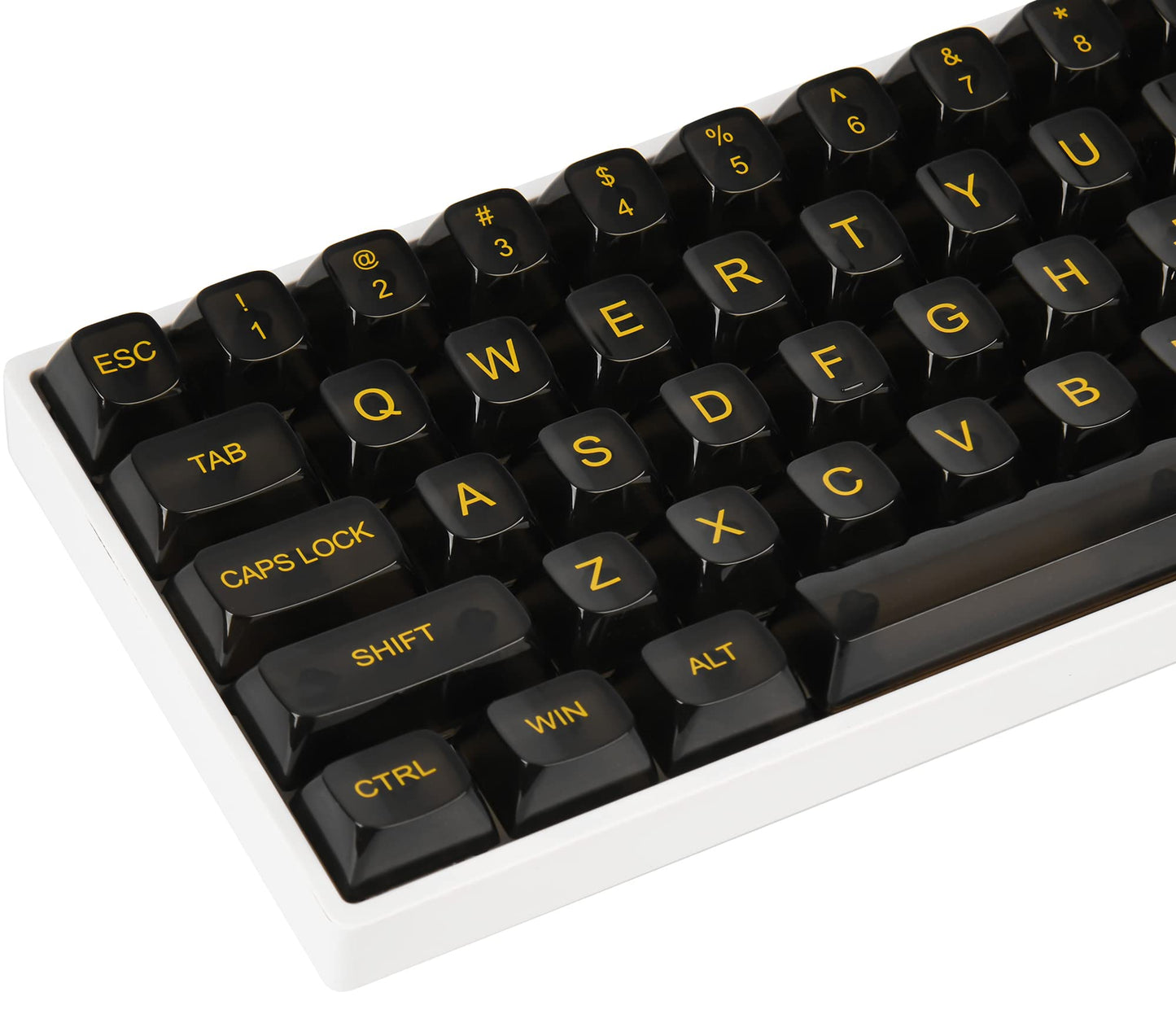 Fogruaden PBT Keycaps 132 Keys Marshmallow Keycaps Set, XDA Profile, Dye-Sublimation Cute Keycaps for Cherry Gateron MX Switches Mechanical Keyboard