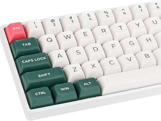 Fogruaden Custom Keycaps, 60 Percent, 150 Keycap Set, ASA Profile ABS Double Shot for Cherry Gateron MX Switches Mechanical Keyboard